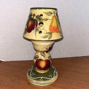 Candle Votive/Small Holder Shade Fruit W/pedestal